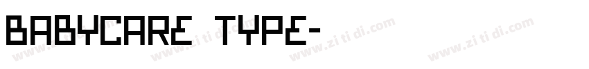 Babycare type字体转换
